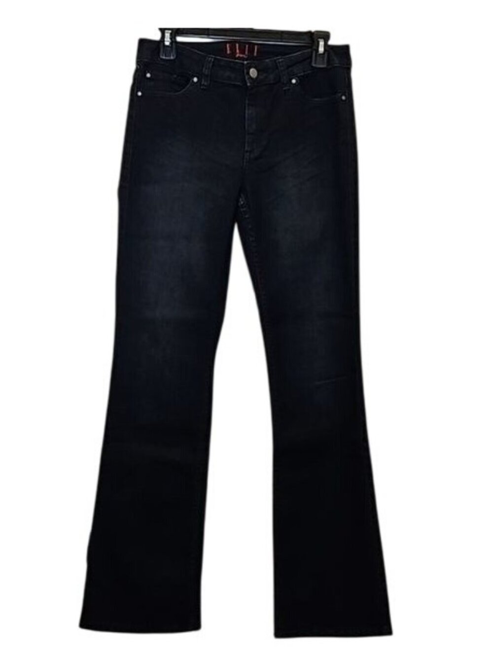 Elle Paris Bootcut Jeans Size 8 Dark Denim Women's Stretch